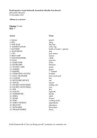 P  e  r  f  o  r  ma  t  i  v  e  e  v  e  n  t  b  o  l  w  e  r  K  ,  h  o  s  t  e  d  b  y  Ma