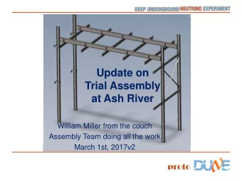 at Ash River  William Miller from the couch  Assembly Team doing all the work  March 1st, 2017v2