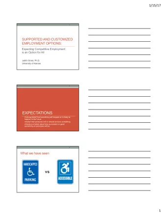 EXPECTATIONS  A strong belief that something will happen or is likely to    happen in the future