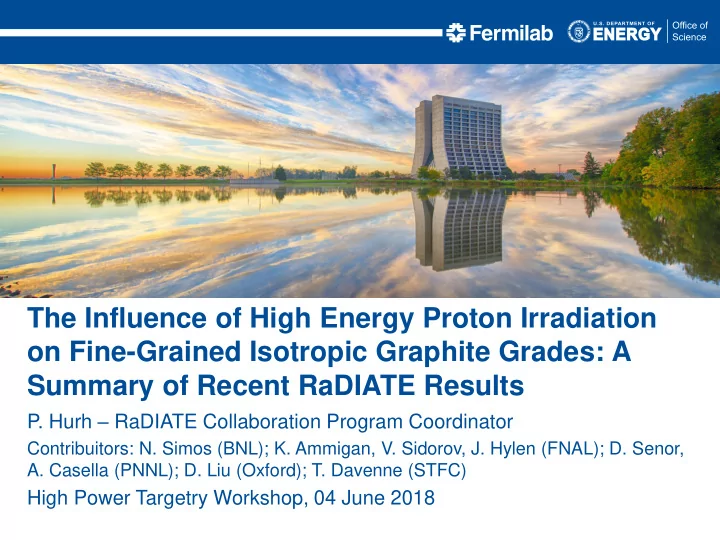 the influence of high energy proton irradiation on fine