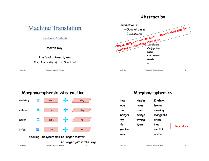 machine translation