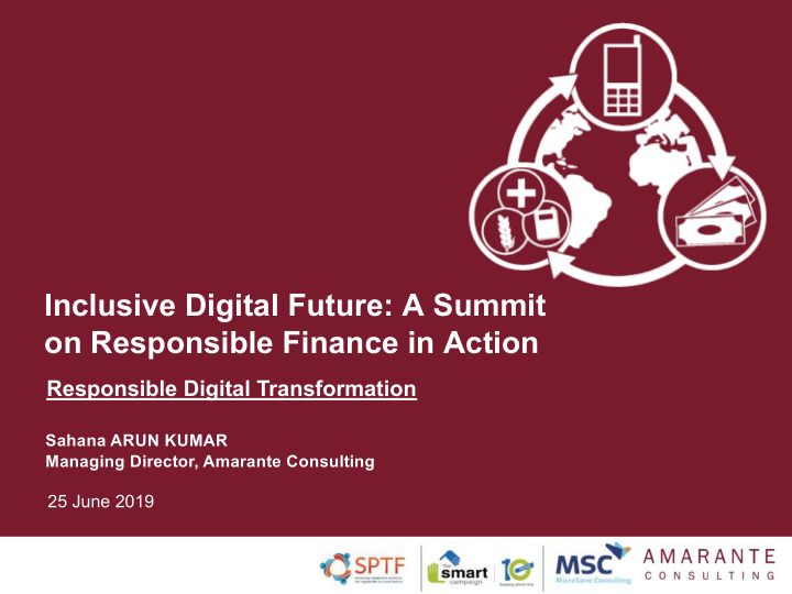 inclusive digital future a summit on responsible finance