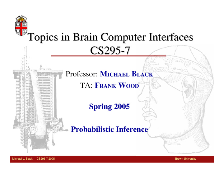 topics in brain computer interfaces topics in brain