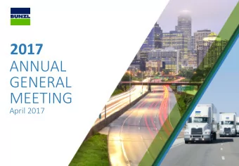2017  ANNUAL  GENERAL  MEETING  April 2017  INCOME STATEMENT  GROWTH  CONSTANT  m  2016  2015