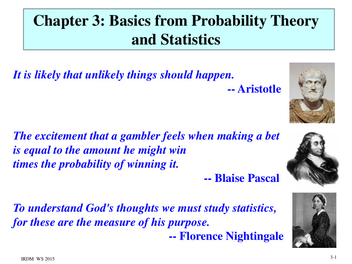 chapter 3 basics from probability theory