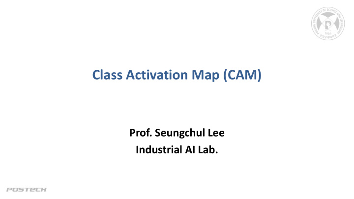 class activation map cam