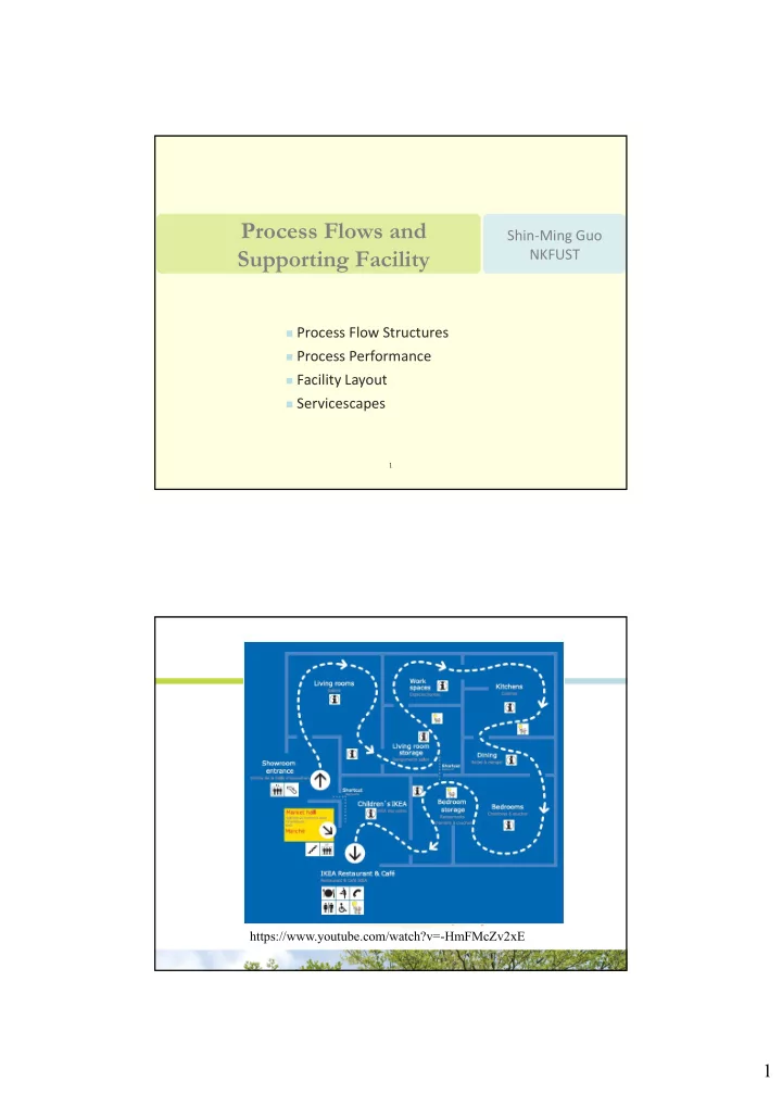 process flows and