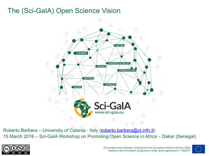 the sci gaia open science vision