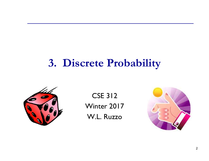 3 discrete probability