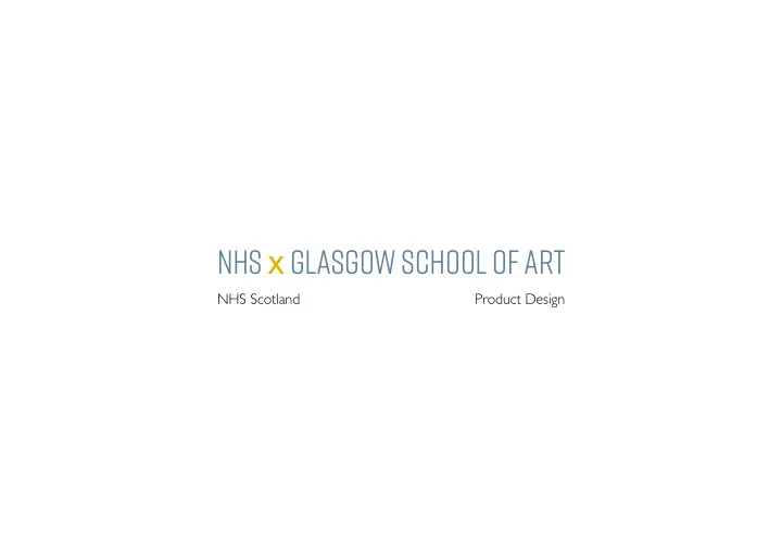 nhs x glasgow school of art