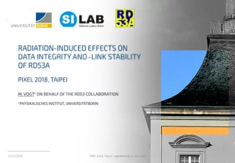 12/11/2018  PIXEL 2018, Taipei - vogt@physik.uni-bonn.de  The RD53 collaboration is a common