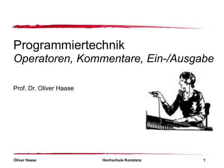 programmiertechnik