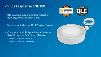 Philips EasySense SNH200  DLC qualified network lighting control for  high-bay/industrial