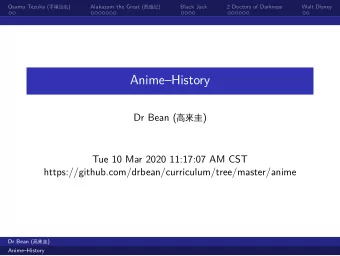AnimeHistory  Tue 10 Mar 2020 11:17:07 AM CST