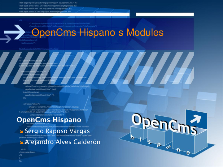 opencms hispano s modules