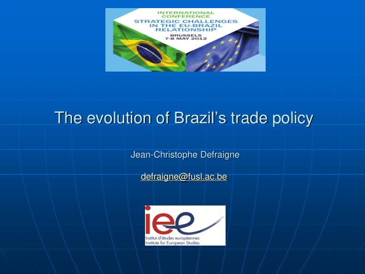 the evolution of brazil s trade policy