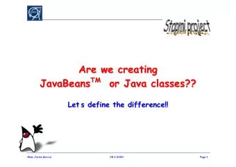 Ar  re  e  w  we  e  c  cr  re  ea  at  ti  in  ng  g  A  TM  M  o s T  Ja  av  va  aB  Be  ea  an