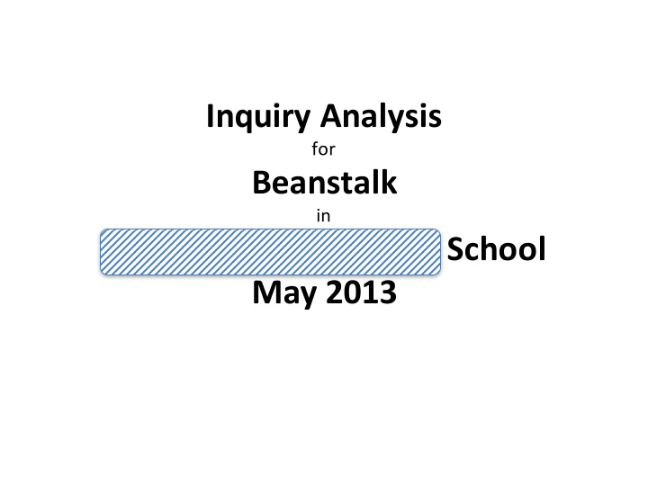 inquiry analysis