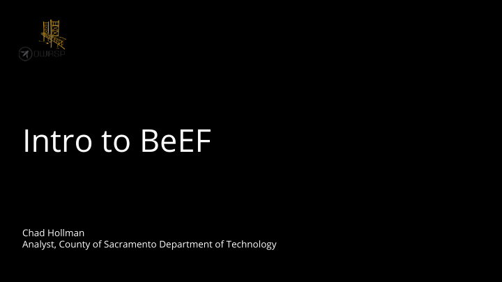 intro to beef