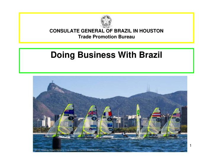 doing business with brazil
