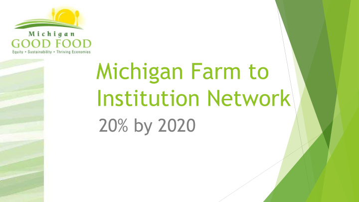 michigan farm to institution network