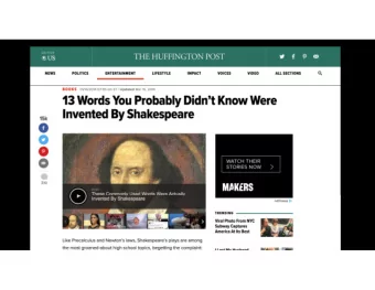 Sixteen words Shakespeare did not invent  gloomy  http://www.oed.com/view/Entry/79096 David