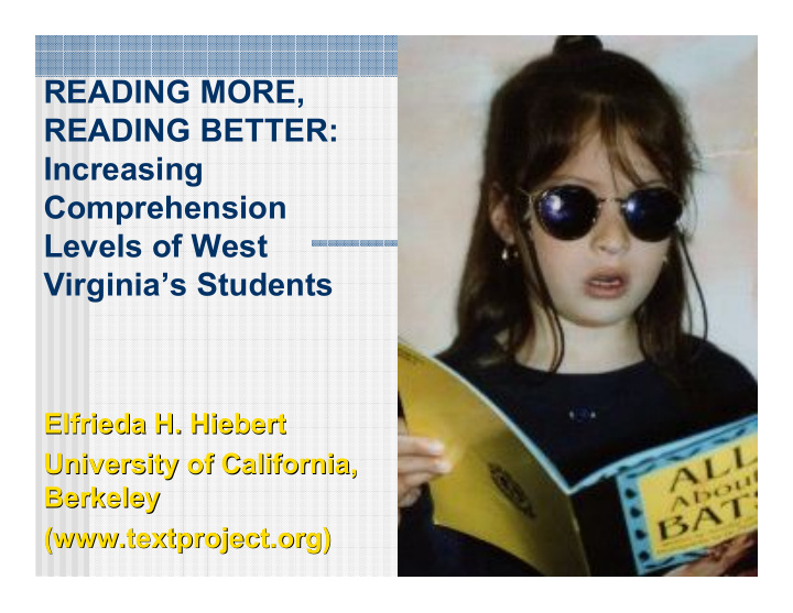 reading more reading better increasing comprehension