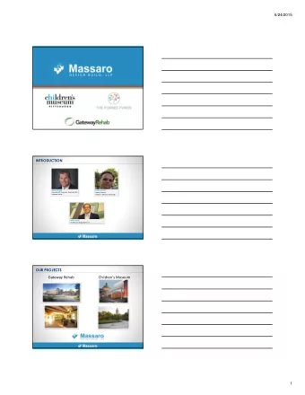 Gateway Rehab  Childrens Museum  1  6/24/2015      Basics of Construction