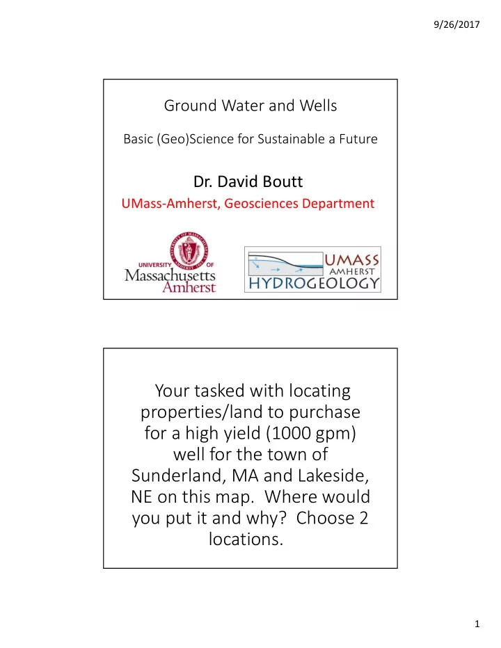 your tasked with locating properties land to purchase for
