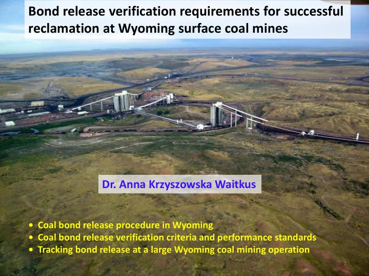 bond release verification requirements for successful
