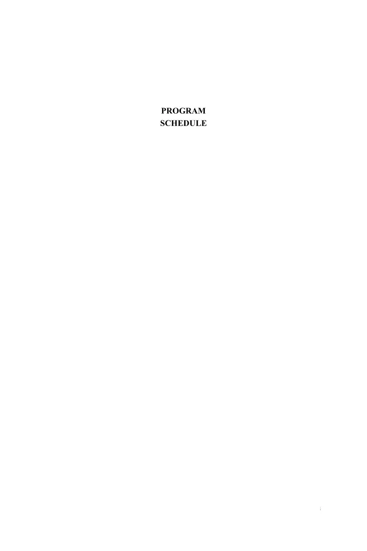 program schedule insearch 2019 13 insearch 2019 14