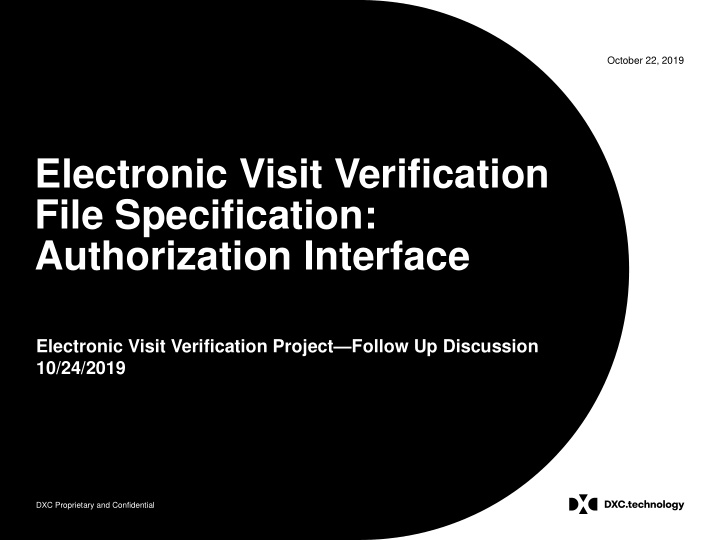electronic visit verification file specification