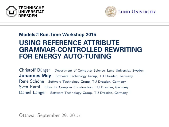 using reference attribute grammar controlled rewriting