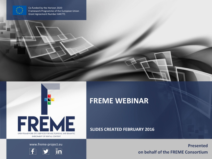 freme webinar