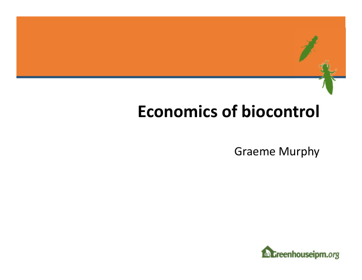 economics of biocontrol
