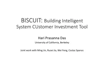Design of smart buildings  Occupancy sensor selection problem  Problem: which sensor to install