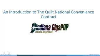 An Introduction to The Quilt National Convenience  Contract  Carahsoft Technology Corp.  Carahsoft
