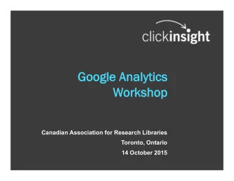 Canadian Association for Research Libraries  Toronto, Ontario  14 October 2015  Introductions