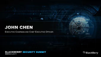 SECURITY SUMMIT  OUR VISION  A connected world  OUR MISSION To be the worlds leading provider of