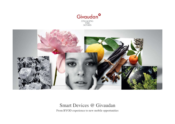 smart devices givaudan