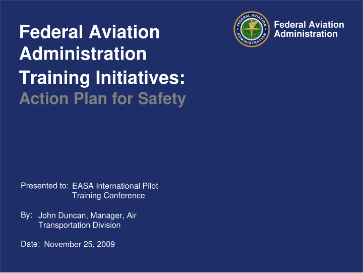 federal aviation