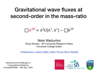 Gravitational wave fluxes at  second-order in the mass-ratio  h 2 R =  2 G [ h 1 , h 1 ]
