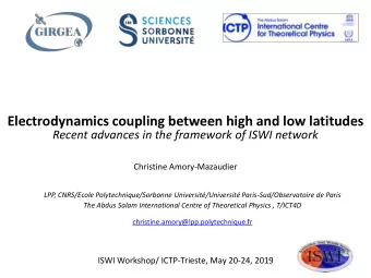 LPP, CNRS/Ecole Polytechnique/Sorbonne Universit/Universit Paris -Sud/Observatoire de Paris The