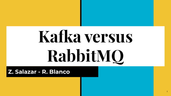 kafla versus rabbitmq