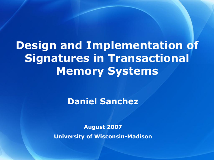 memory systems