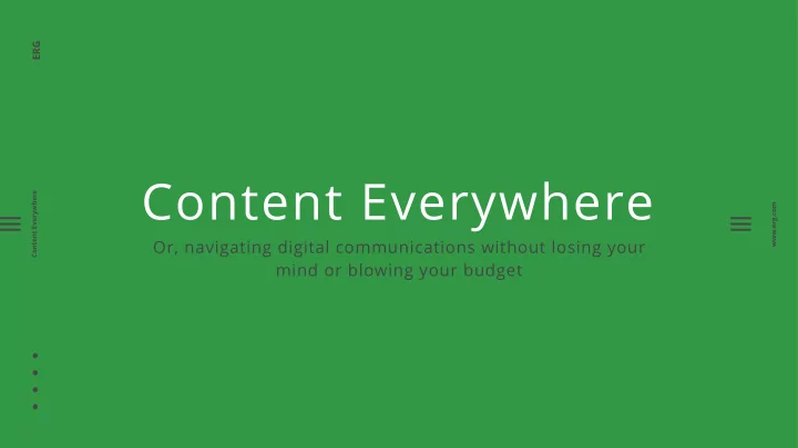 content everywhere