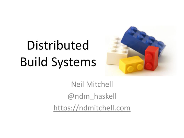 build systems