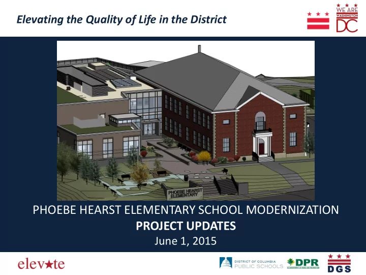 phoebe hearst elementary school modernization project