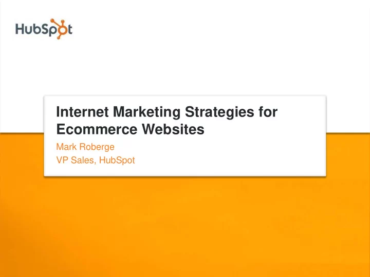 ecommerce websites