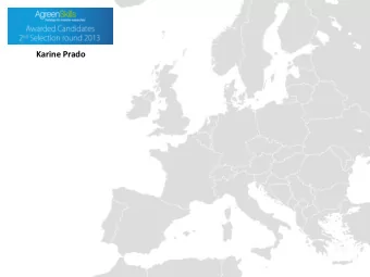 Karine Prado Karine Prado  AQUAPORIN  MONTPELLIER  PhD INRA-CJS  N  A  P  P  N  A  10-2010 C.